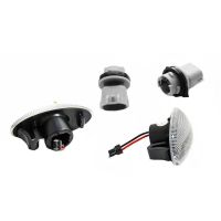 Πλαϊνά Φλας Φτερού Για Suzuki Swift 05-17 , Swift 17+  , Grand Vitara 05-15 ,  Vitara 15-19 , Jimny 98-18 , SX4 06-14 , SX4 S-Cross 13+ , Baleno 16+ , Celerio 14+ , Ignis 16+ / Opel Agila 08-14 / Fiat Sedici 09-11 Led Dynamic Άσπρα 2 Τεμάχια