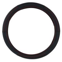 ΚΑΛΥΜΜΑ ΤΙΜΟΝΙΟΥ ΔΕΡΜΑ ΜΕ ΚΟΚΚΙΝΗ ΡΑΦΗ 38cm