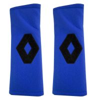 RENAULT ​ΜΑΞΙΛΑΡΑΚΙΑ ΓΙΑ ΖΩΝΗ ΑΣΦΑΛΕΙΑΣ 21 X 7,5 cm ΣΕ ΜΠΛΕ ΧΡΩΜΑ ΜΕ ΜΑΥΡΟ LOGO - 2 ΤΕΜ.