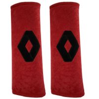 RENAULT ​ΜΑΞΙΛΑΡΑΚΙΑ ΓΙΑ ΖΩΝΗ ΑΣΦΑΛΕΙΑΣ 21 X 7,5 cm ΣΕ ΚΟΚΚΙΝΟ ΧΡΩΜΑ ΜΕ ΜΑΥΡΟ LOGO - 2 ΤΕΜ.