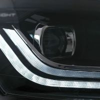 Μπροστινά Φανάρια Set Για Vw Polo 6R/6C 09-17 DRL New Design & Dynamic Φλας H7 Με Μοτέρ Carner