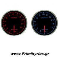 Όργανο Μέτρησης Θερμοκρασίας Νερού Αυτοκινήτου Daemon 60mm Red-Blue Led