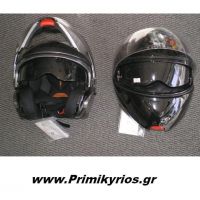 Κράνος μηχανής με ενσωματωμένα γυαλιά