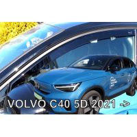 VOLVO C40 5D 2021+  ΖΕΥΓΑΡΙ ΑΝΕΜΟΘΡΑΥΣΤΕΣ ΑΠΟ ΕΥΚΑΜΠΤΟ ΦΙΜΕ ΠΛΑΣΤΙΚΟ HEKO - 2 ΤΕΜ.