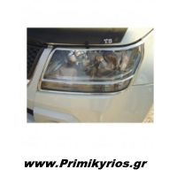 Σετ Γρύλιες Φανών Χρωμίου για Suzuki Grand-Vitara