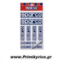 Αυτοκόλλητα Sparco Σετ Διαφόρων Διαστάσεων