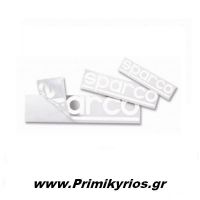 Αυτοκόλλητα Sparco Σετ(20 τεμ) με Διάτρηση Λευκά 20cm