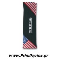 Μαξιλαράκι Ζώνης Ασφαλείας Bandiera Sparco Σημαία Αμερικής