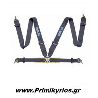 Ζώνη Sparco Racing 4 Point Ηarness με Ρυθμιστή από Ατσάλι