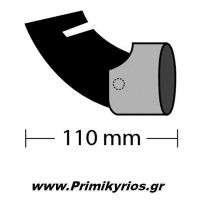Μπούκα Εξάτμισης Αυτοκινήτου Λοξή Ρυθμιζόμενη 110mm