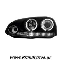 Φανάρι Εμπρός Chrome VW Golf V 03-09
