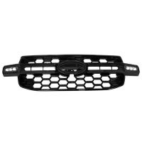 Μάσκα Για Ford Ranger T9 2022+ XLT / Sport / Wild Trak Raptor Type Με Led Μαύρο Γυαλιστερό