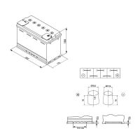 Μπαταρία Αυτοκινήτου 60Ah Δεξιά Bosch 680Α (ΕΝ) Start Stop AGM S5A05