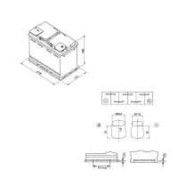Μπαταρία Αυτοκινήτου 70Ah Δεξιά Bosch 760Α (ΕΝ) Start Stop AGM S5A08