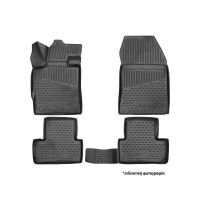 ΠΑΤΑΚΙΑ ΣΕ ΣΚΑΦΗ TPE ΛΑΣΤΙΧΟ ΓΙΑ HONDA CIVIC / CIVIC SI 2022+ ΧΩΡΙΣ USB ΣΤΑ ΠΙΣΩ ΚΑΘΙΣΜΑΤΑ ΣΕ ΜΑΥΡΟ ΧΡΩΜΑ NOVLINE - 4 ΤΕΜ.