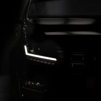 Μπροστινά Φανάρια Set Για Vw Amarok 2010+ DRL Full Led Halogen Version Μαύρα LEDHL107-BK RHD (Δεξιοτίμονα) Osram Ledriving