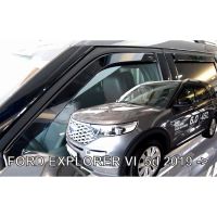 ΑΝΕΜΟΘΡΑΥΣΤΕΣ ΓΙΑ FORD EXPLORER EV 5D (ΗΛΕΚΤΡΙΚΟ) 2023+ ΖΕΥΓΑΡΙ ΑΠΟ ΕΥΚΑΜΠΤΟ ΦΙΜΕ ΠΛΑΣΤΙΚΟ HEKO - 2 ΤΕΜ.