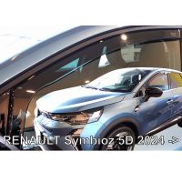 ΑΝΕΜΟΘΡΑΥΣΤΕΣ ΓΙΑ RENAULT SYMBIOZ 5D 2024+ ΣΕΤ ΑΥΤΟΚΙΝΗΤΟΥ ΑΠΟ ΕΥΚΑΜΠΤΟ ΦΙΜΕ ΠΛΑΣΤΙΚΟ HEKO - 4 ΤΕΜ.