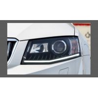 Μπροστινά Φανάρια Set Για Skoda Octavia mk3 2014-2017 DRL Μαύρα Carner