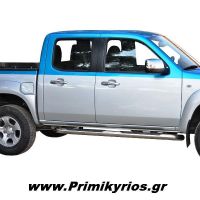 Σκαλοπάτια Γυριστά από Ανοξείδωτη Σωλήνα Φ76 MAZDA BT50 2007+