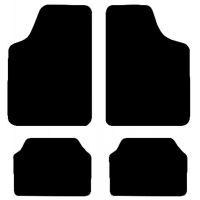 Race Axion Πατάκια Αυτοκινήτου Ημι-Μαρκέ από Ποιοτική Μοκέτα Type D Μαύρο Χρώμα - σετ 4τεμ. (MAT.D7004-RX)