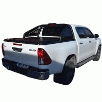 ΚΑΠΑΚΙ ΚΑΡΟΤΣΑΣ ΡΟΛΟ ΑΛΟΥΜΙΝΙΟΥ ΜΕ LED ROLL-BAR ΔΥΟ ΣΚΕΛΩΝ TEK 2 MAX 9080 ROLL+RB 428BL-LED TOYOTA HILUX REVO 2016+ & HILUX 2021+