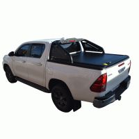 ΚΑΠΑΚΙ ΚΑΡΟΤΣΑΣ ΡΟΛΟ ΑΛΟΥΜΙΝΙΟΥ ΜΕ LED ROLL-BAR ΔΥΟ ΣΚΕΛΩΝ TEK 2 MAX 9080 ROLL+RB 428BL-LED TOYOTA HILUX REVO 2016+ & HILUX 2021+