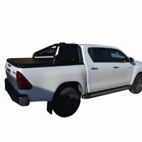 ΚΑΠΑΚΙ ΚΑΡΟΤΣΑΣ ΡΟΛΟ ΑΛΟΥΜΙΝΙΟΥ ΜΕ LED ROLL-BAR ΔΥΟ ΣΚΕΛΩΝ TEK 2 MAX 9080 ROLL+RB 428BL-LED TOYOTA HILUX REVO 2016+ & HILUX 2021+