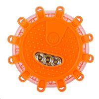 Φάρος LED Ασφαλείας με Κόκκινο &amp; Λευκό Φως, Λειτουργία με Μπαταρίες AAA, με Μαγνήτη και Γάντζο