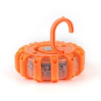 Φάρος LED Ασφαλείας με Κόκκινο &amp; Λευκό Φως, Λειτουργία με Μπαταρίες AAA, με Μαγνήτη και Γάντζο