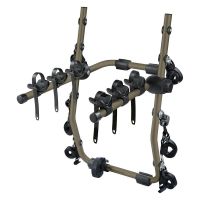 Nordrive - Βάση ποδηλάτου πορτ μπαγκάζ Nitto Limited Edition αλουμινίου/τιτανίου για 3 ποδήλατα (max 45kg) - 1 σετ (N50207)