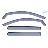 DGA - Σετ Ανεμοθραύστες Εμπρός & Πίσω Παραθύρων τύπου Φιμέ για Ford Mondeo (MK5/BA10) 2015-2022 5πορτο υλικό Plexiglass - 4 τεμ. (SETDGA08063FR)