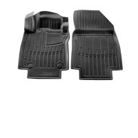 Race Axion - Προστατευτικά Πατάκια τύπου Σκαφάκια για Renault Clio IV (BH/KH) 2012-2019 5πορτο υλικό Λάστιχο με Κουμπώματα - 2 τεμ. (5018372/ST)