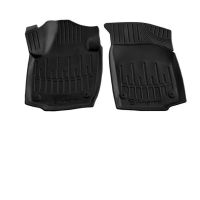 Race Axion - Προστατευτικά Πατάκια τύπου Σκαφάκια για Seat Toledo (NH3) 2012-2019 / Skoda Rapid (NH3) 2012-2019 4πορτο/5πορτο υλικό Λάστιχο με Κουμπώματα - 2 τεμ. (5020032/ST)