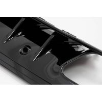 Diffuser Πίσω Προφυλακτήρα Για Mercedes-Benz C-Class W205 14-20 Sedan Amg 63 Look Με Μαύρες Μπούκες