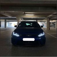 Καπάκια Καθρεφτών Για VW Golf VII (7) 12-20 , Touran 15+ R Look Κουμπωτά Γυαλιστερό Μαύρο 2 Τεμάχια