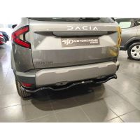 Spoiler Πίσω Προφυλακτήρα Για Dacia Duster Mk3 2024+ 4x4 / 4x2 Γυαλιστερό Μαύρο Από Abs Πλαστικό