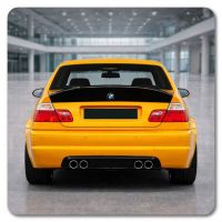 Αεροτομή Πορτ Παγκάζ Για Bmw 3 E46 99-05 Sedan CSL Look Γυαλιστερή Μαύρη Από Abs Πλαστικό
