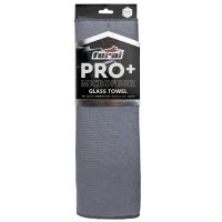 Πετσέτα Ειδική Για Τζάμια Microfiber Feral Pro+ 40x60cm 250gsm Σκούρο Γκρί