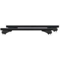 MENABO ΜΠΑΡΕΣ ΑΛΟΥΜΙΝΙΟΥ SONIC BLACK XL 130 cm ΣΕ ΜΑΥΡΟ ΧΡΩΜΑ ΓΙΑ Renault Austral 5 doors 2022> ΜΕ FLUSH RAILS - 2 ΤΕΜ. (14690/MB)