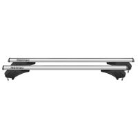 MENABO ΜΠΑΡΕΣ ΑΛΟΥΜΙΝΙΟΥ ARIEM 118.5 cm ΣΕ ΑΣΗΜΙ ΧΡΩΜΑ ΓΙΑ Porsche Taycan Sport Tourismo 5 doors 2019> ΜΕ FLUSH ή RAISED RAILS - 2 ΤΕΜ. (14700/MB)
