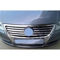S-dizayn VW PASSAT B6 4D 05>11  ΔΙΑΚΟΣΜΗΤΙΚΕΣ ΓΡΥΛΛΙΕΣ ΜΑΣΚΑΣ ΕΜΠΡΟΣ ΧΡΩΜΙΟΥ 8ΤΕΜ.