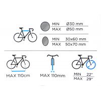ΒΑΣΗ ΠΟΔΗΛΑΤΟΥ ΚΟΤΣΑΔΟΡΟΥ ANTARES 3 ΠΟΔΗΛΑΤΑ ΑΝΑΚΛΙΝΟΜΕΝΗ ΜΑΥΡΗ MENABO