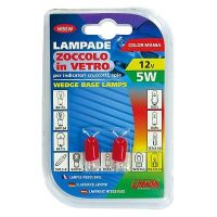 ΛΑΜΠΑΚΙΑ 12V/WB5W 5W W2.1x9.5d ΚΟΚΚΙΝΑ