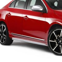 VW S60 4D 2011>2013 ΠΡΟΣΤΑΤΕΥΤΙΚΗ ΦΑΣΑ ΠΟΡΤΑΣ ΠΛΑΣΤΙΚΟ ΧΡΩΜΙΟ 8ΤΕΜ.