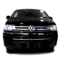 VW T5 TRANSPORTER FACELIFT 2010>2015 ΔΙΑΚΟΣΜΗΤΙΚΕΣ ΓΡΥΛΛΙΕΣ ΜΑΣΚΑΣ ΕΜΠΡΟΣ ΧΡΩΜΙΟΥ 4ΤΕΜ