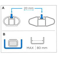 ΣΧΑΡΑ ΟΡΟΦΗΣ YELLOWSTONE L MENABO ΑΛΟΥΜΙΝΙΟΥ (149 x 91 x 16)