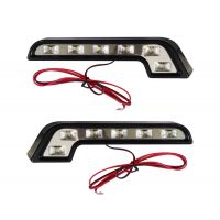 DAYLINE ΠΡΟΣΘΕΤΟ ΔΙΕΘΝΗ ΜΕ 6LED 12V 160X39X12mm ΤΥΠΟΥ MERCEDES ΓΩΝΙΑ ΜΑΥΡΟ 2ΤΕΜ.