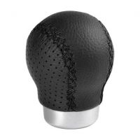 ΠΟΜΟΛΟ ΤΑΧΥΤΗΤΩΝ ZERO ΔΕΡΜΑΤΙΝΟ ΜΑΥΡΟ/ΑΛΟΥΜΙΝΙΟ - ΜΑΥΡΗ ΡΑΦΗ 30 MM (ΓΙΑ FIAT & OPEL)