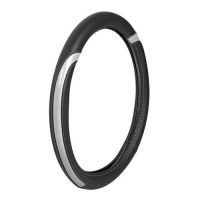 ΚΑΛΥΜΜΑ ΤΙΜΟΝΙΟΥ CELEBRITY 35/37cm (S) - ΜΑΥΡΟ/ΑΣΗΜΙ - ΔΕΡΜΑΤΙΝΗ